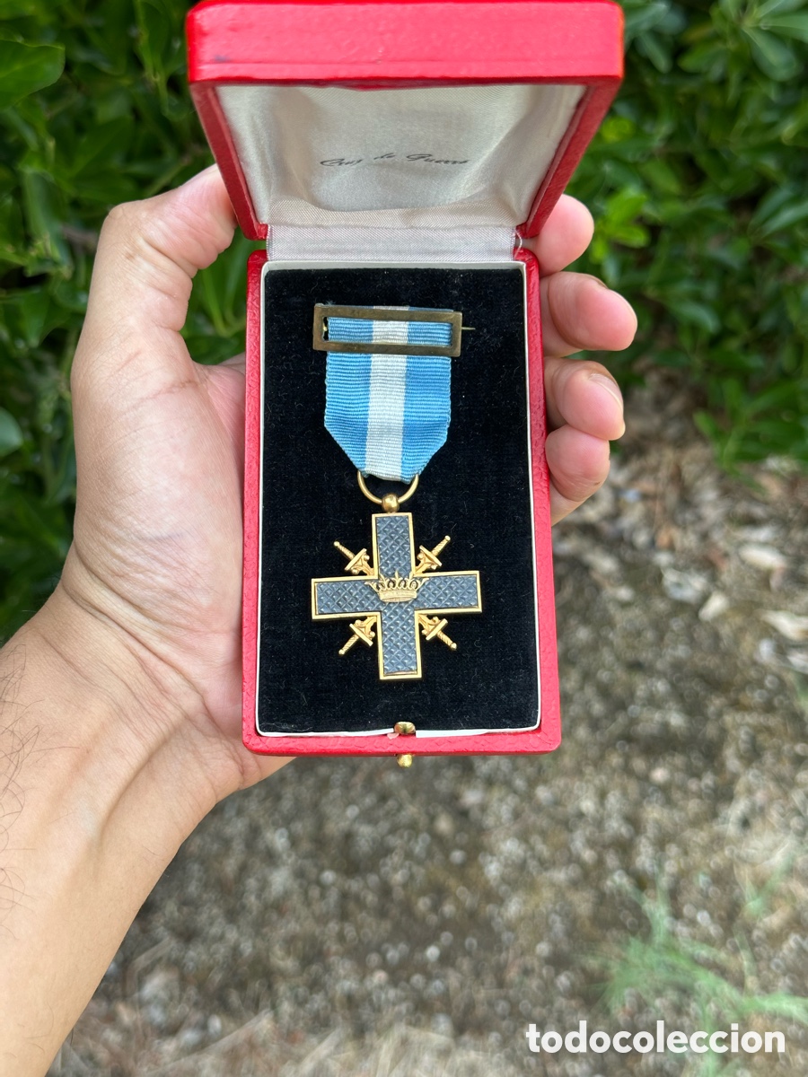 Militaria: MEDALLA CRUZ DE GUERRA CON ESTUCHE DIVISION AZUL