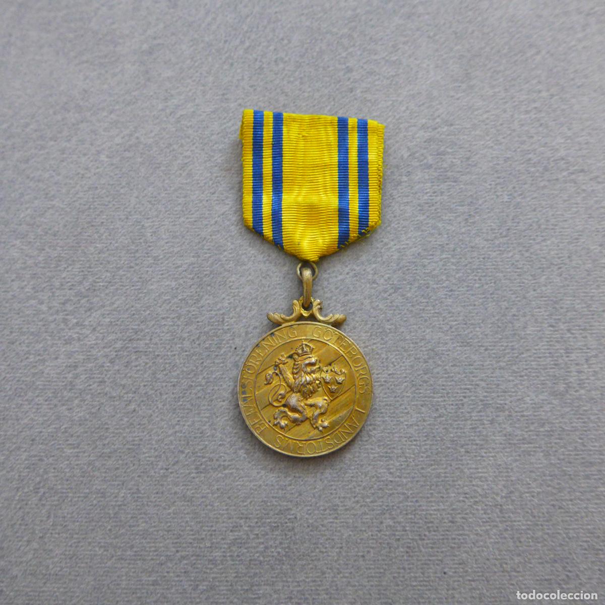 Militaria: Antigua medalla sueca a identificar, Original. Suecia