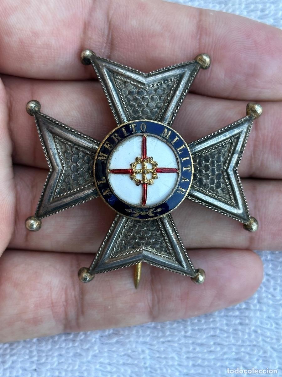 Militaria: PLACA ORDEN DE SAN FERNANDO DE 1&ordf; CLASE 1856 - 1920 - 5,2 cm