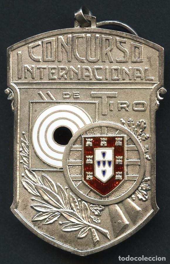 Militaria: MEDALLA DE PLATA, 1&ordm; EXPOSI&Ccedil;AO COLONIAL PORTUGUEZA, CONCURSO DE TIRO, 1934, (RARA)
