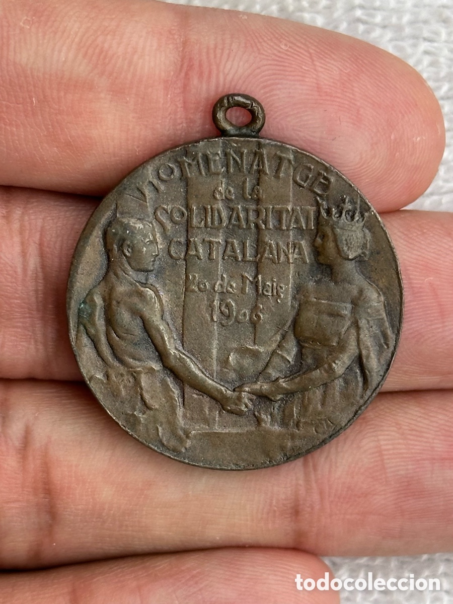 Militaria: MEDALLA HOMENATGE DE LA SOLIDARITAT CATALANA - 1906