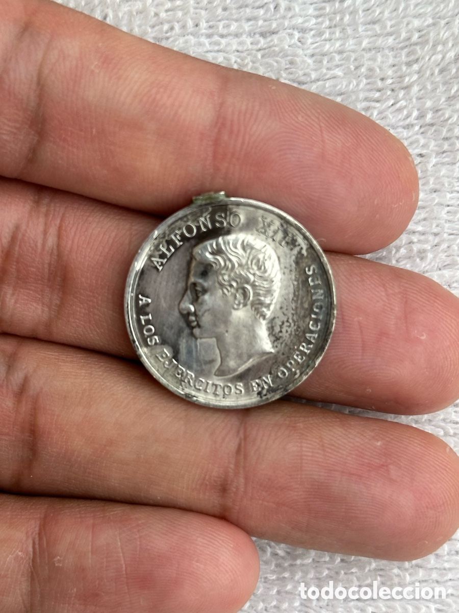 Militaria: MEDALLA A LOS EJERCITOS EN OPERACIONES ALFONSO XII - MEDIDA PRINCESA