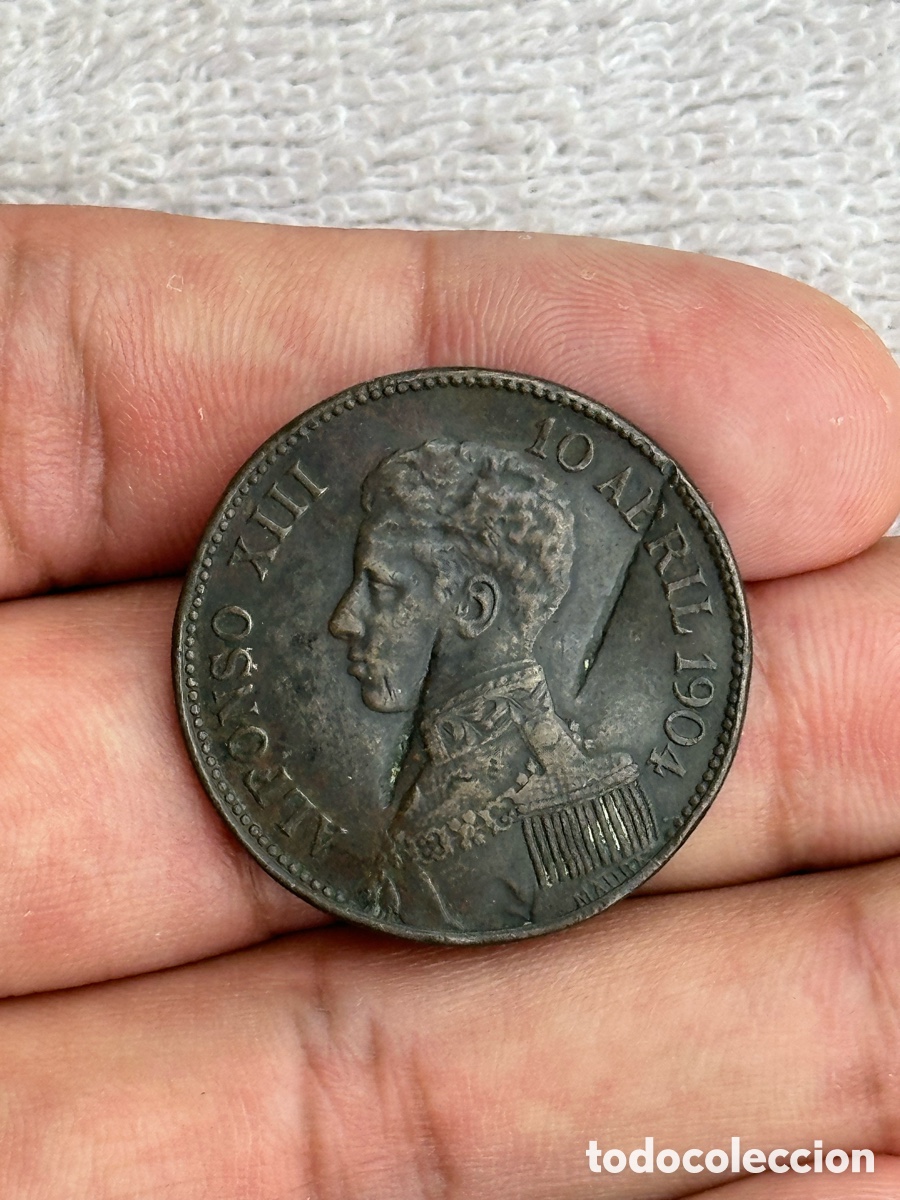 Militaria: MEDALLA DE ALFONSO XIII - 1904 - PATRONA DE LOS SOMATENES DE CATALU&Ntilde;A