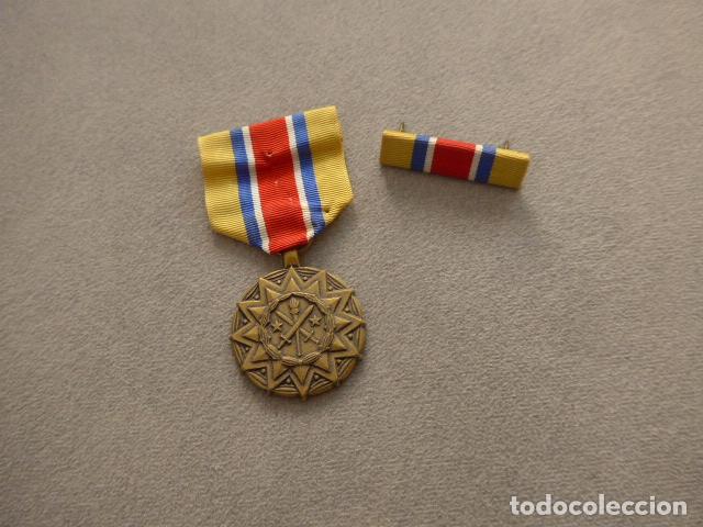 Militaria: Antigua medalla americana al logro de los componentes de la Reserva, original. Estados Unidos.