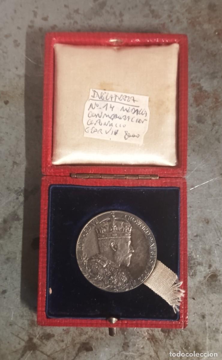 Military Antiques: Medalla conmemoraci&oacute;n de la coronaci&oacute;n de Edward VII, en caja. Inglaterra