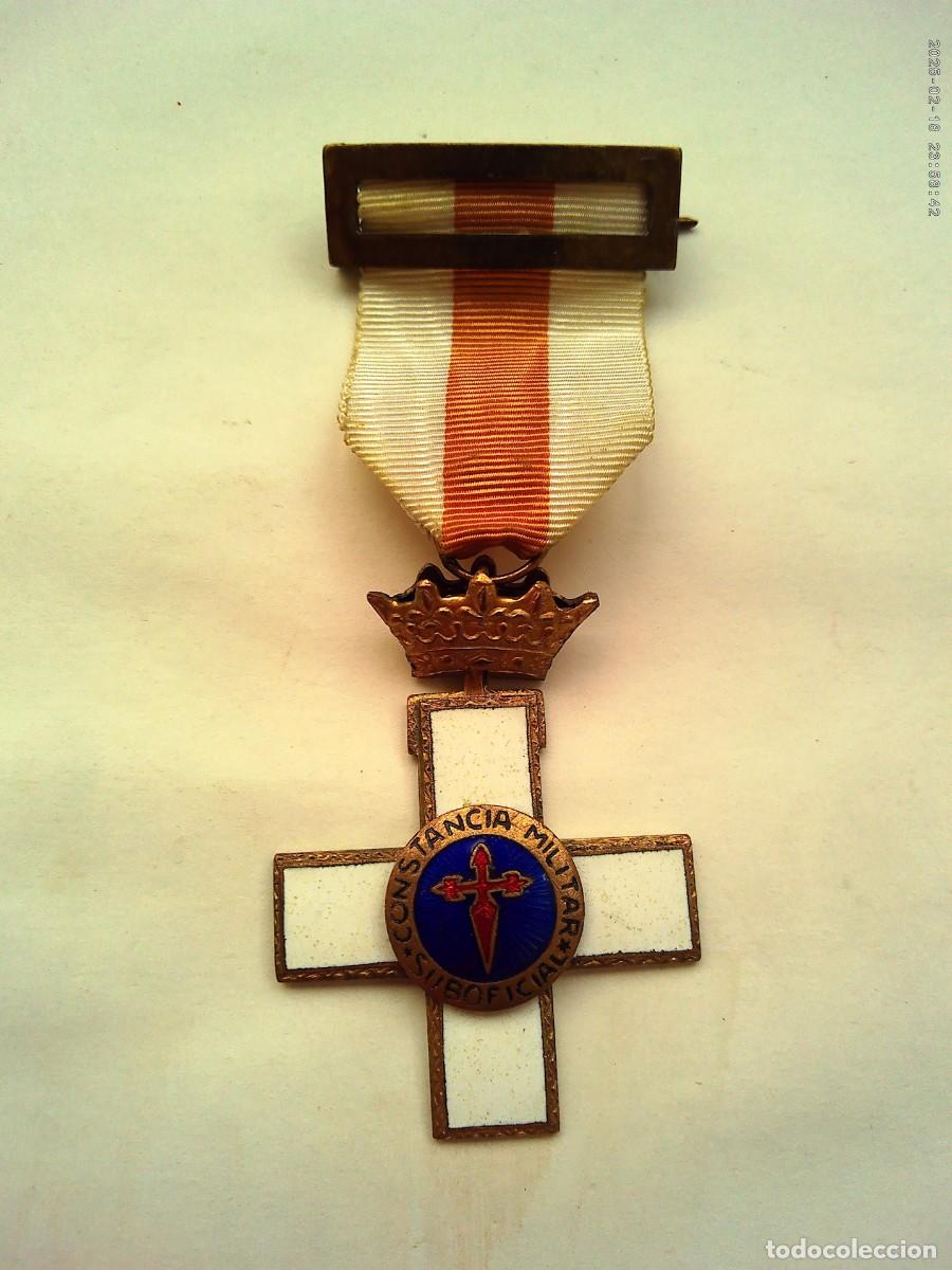 Militaria: MEDALLA DE LA CONSTANCIA MILITAR PARA SUBOFICIALES . EPOCA DE FRANCO