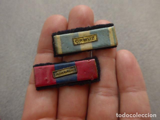 Militaria: Lote 2 antiguos pasador de medalla francesa, originales. Francia