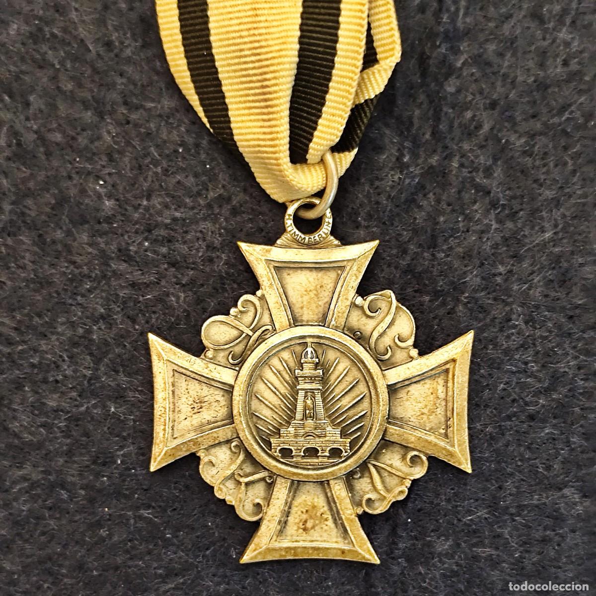 Militaria: MEDALLA CRUZ AL MERITO KYFFAUSER PARA EXCOMBATIENTES 1914-18. PRUSIA. VERSION PLATA. A&Ntilde;O 1922