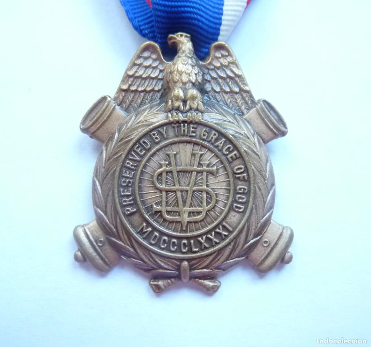 Militaria: EE.UU. - USA: Medalla asociaci&oacute;n de hijos de veteranos de la Uni&oacute;n de la Guerra Civil - Nordistas