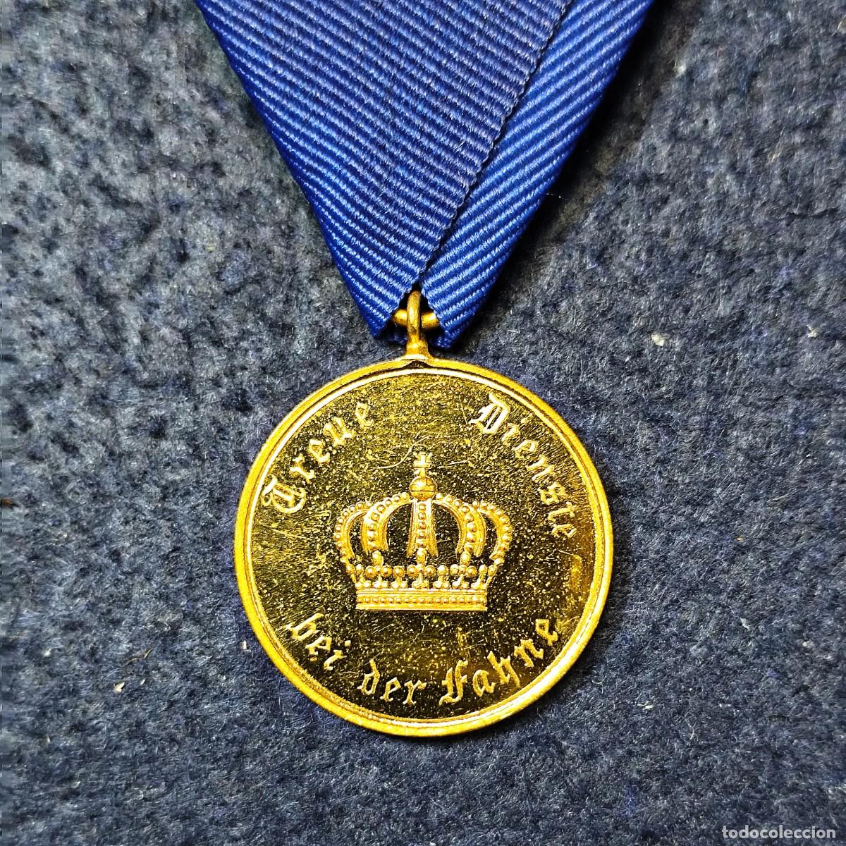 Militaria: MEDALLA POR 12 A&Ntilde;OS DE SERVICIO DE 2&ordf; CLASE. VERSION ORO. A&Ntilde;O 1913. II REICH. IMPERIO ALEMAN