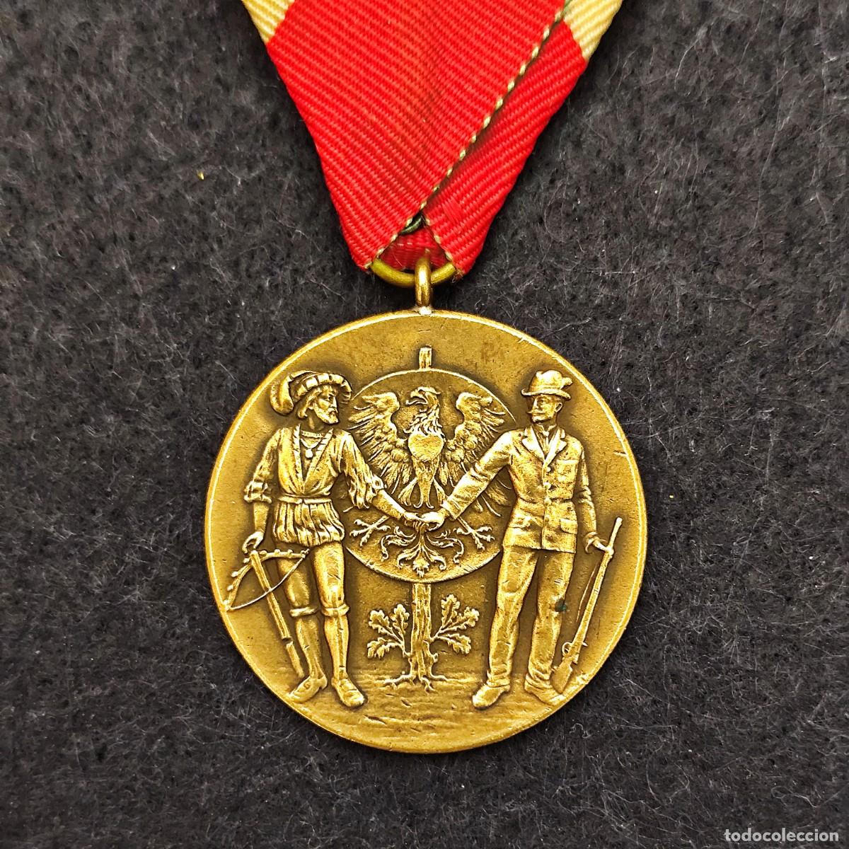 Militaria: MEDALLA 200 ANIVERSARIO DEL CLUB DE TIRO PRIVADO DE MEUSELWITZ TH 12-19 JULIO 1925. TURINGIA