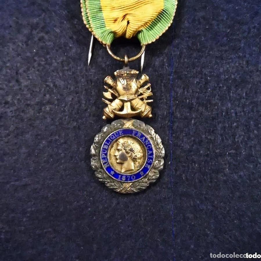 Military Antiques: MEDALLA DE LA REP. FRANCESA 1870. VALOR Y DISCIPLINA. III REPUBLICA. A&Ntilde;OS 1870-1940