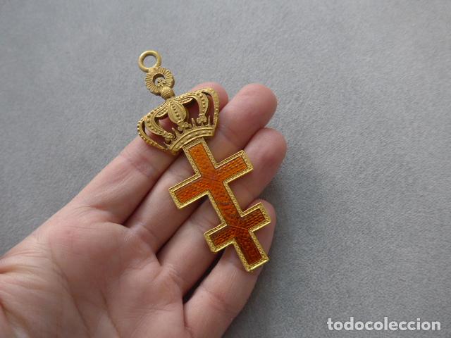 Militaria: Antigua medalla de la Orden de los Templarios, masonica, masoneria.