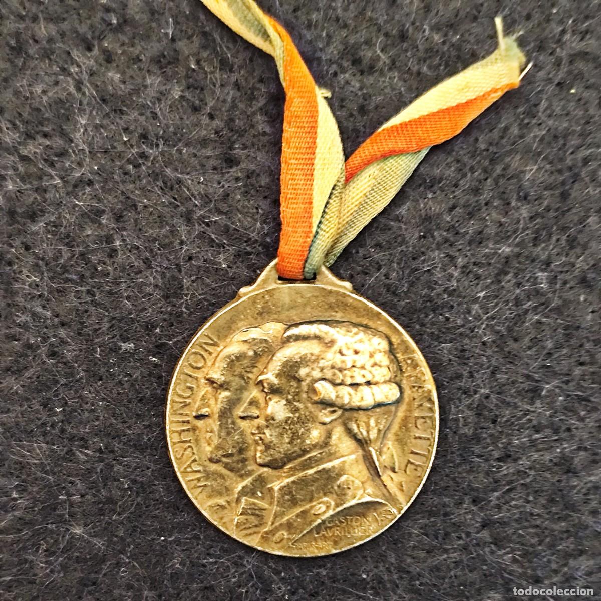 Militaria: MEDALLA JOURNE DE PARIS 4 JULIO 1776- 14 JULIO 1789. A&Ntilde;O 1916