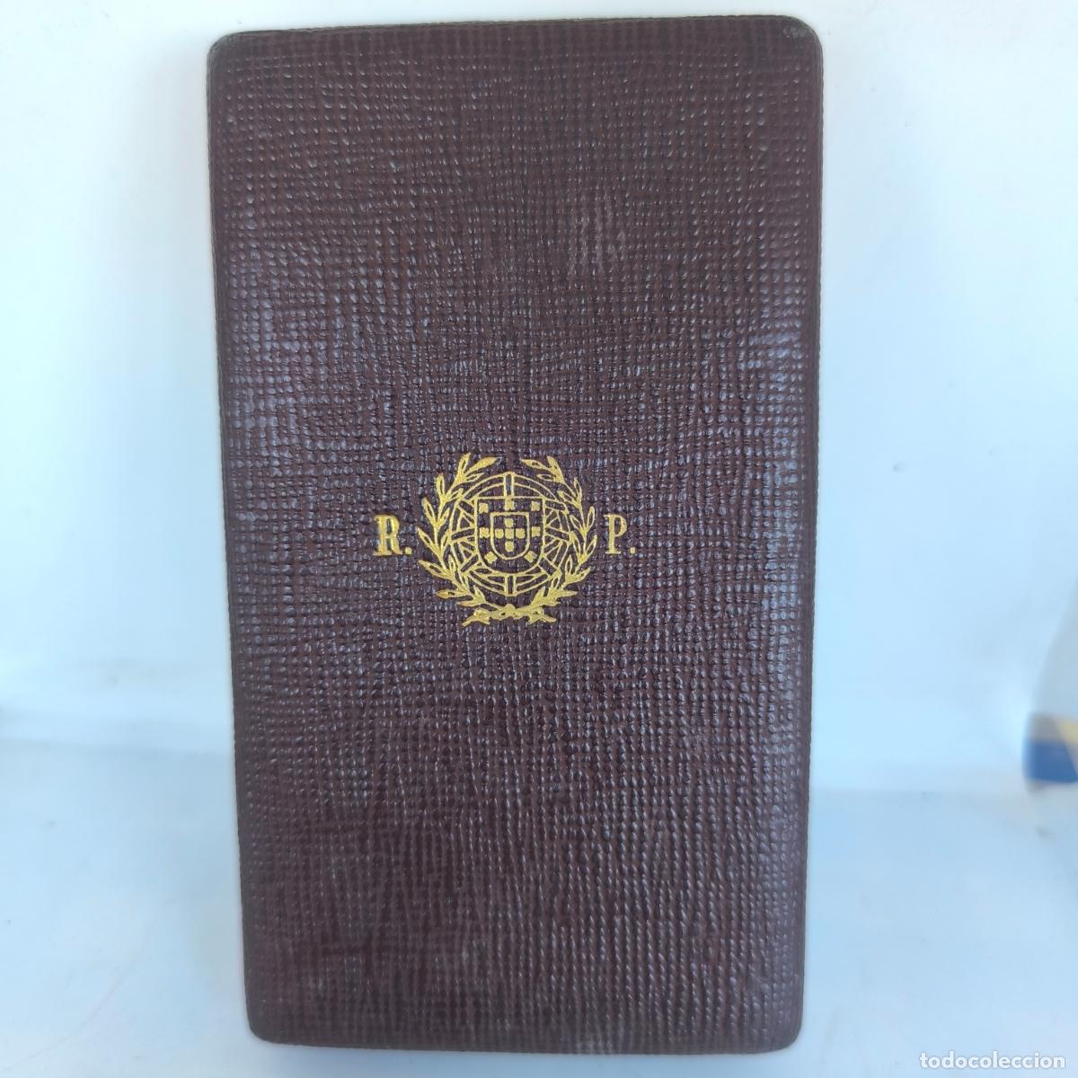 Militaria: CAJA ESTUCHE para MEDALLA MILITAR CONDECORACI&Oacute;N FREDERICO COSTA - LISBOA - PORTUGAL