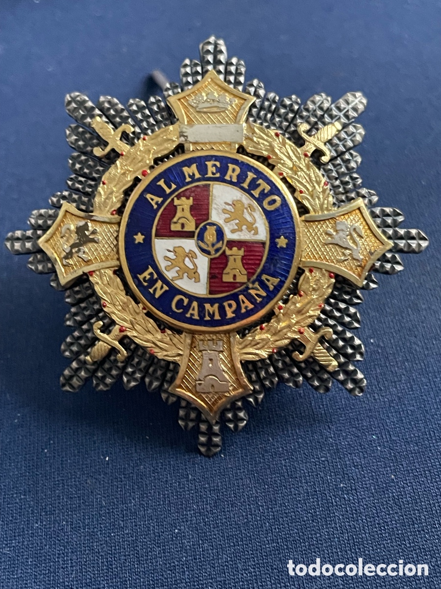 Militaria: Cruz de Guerra al M&eacute;rito en Campa&ntilde;a Espa&ntilde;a