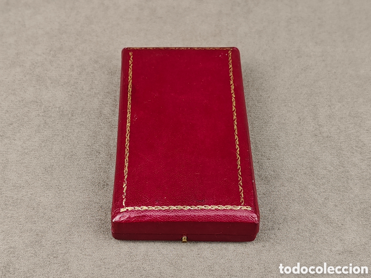 Militaria: Antigua Caja Estuche para Medalla Militar Carlos Faci