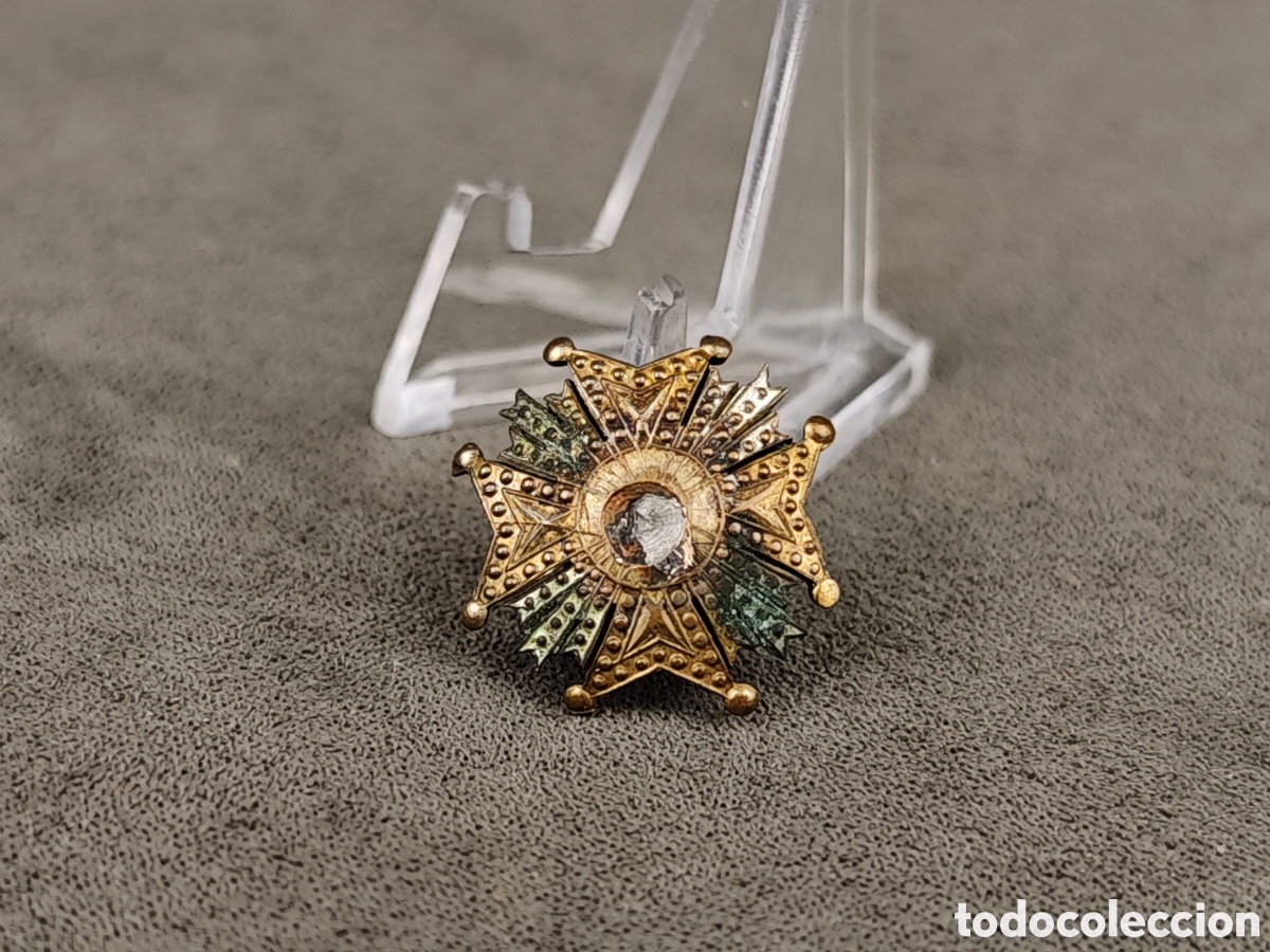 Militaria: Antigua Insignia Pin de Solapa Medalla Constancia Militar