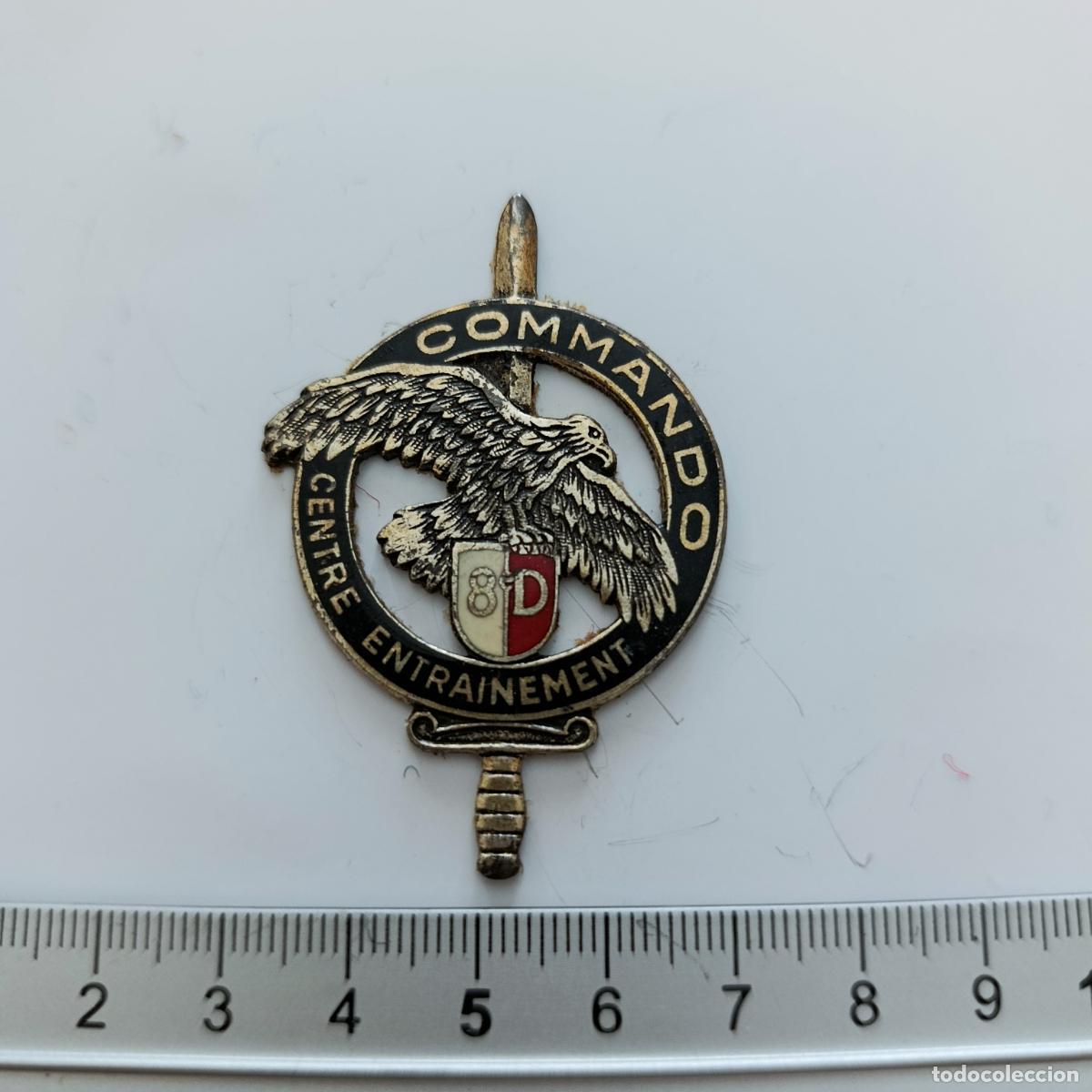 Militaria: INSIGNIA MILITAR. CENTRO DE ENTRENAMIENTO. EJERCITO. FRANCIA