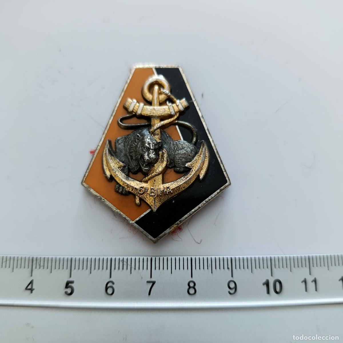 Militaria: INSIGNIA MILITAR. BATALL&Oacute;N INFANTER&Iacute;A DE MARINA. EJERCITO. FRANCIA