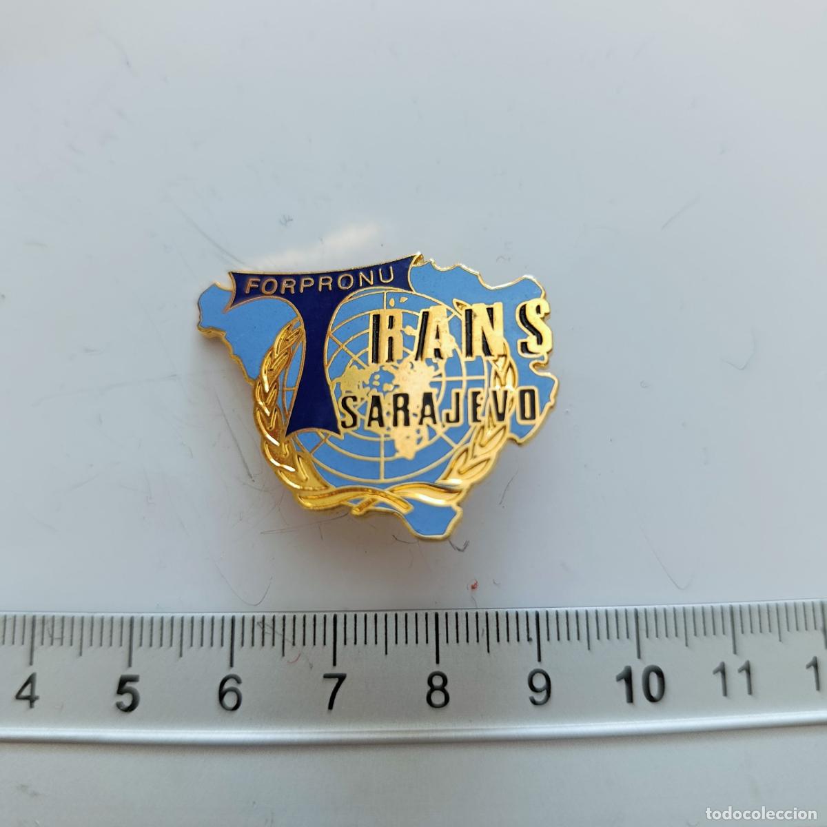 Militaria: INSIGNIA MILITAR. FORPRONU FUERZA DE PROTECCION NACIONES UNIDAS, SARAJEVO