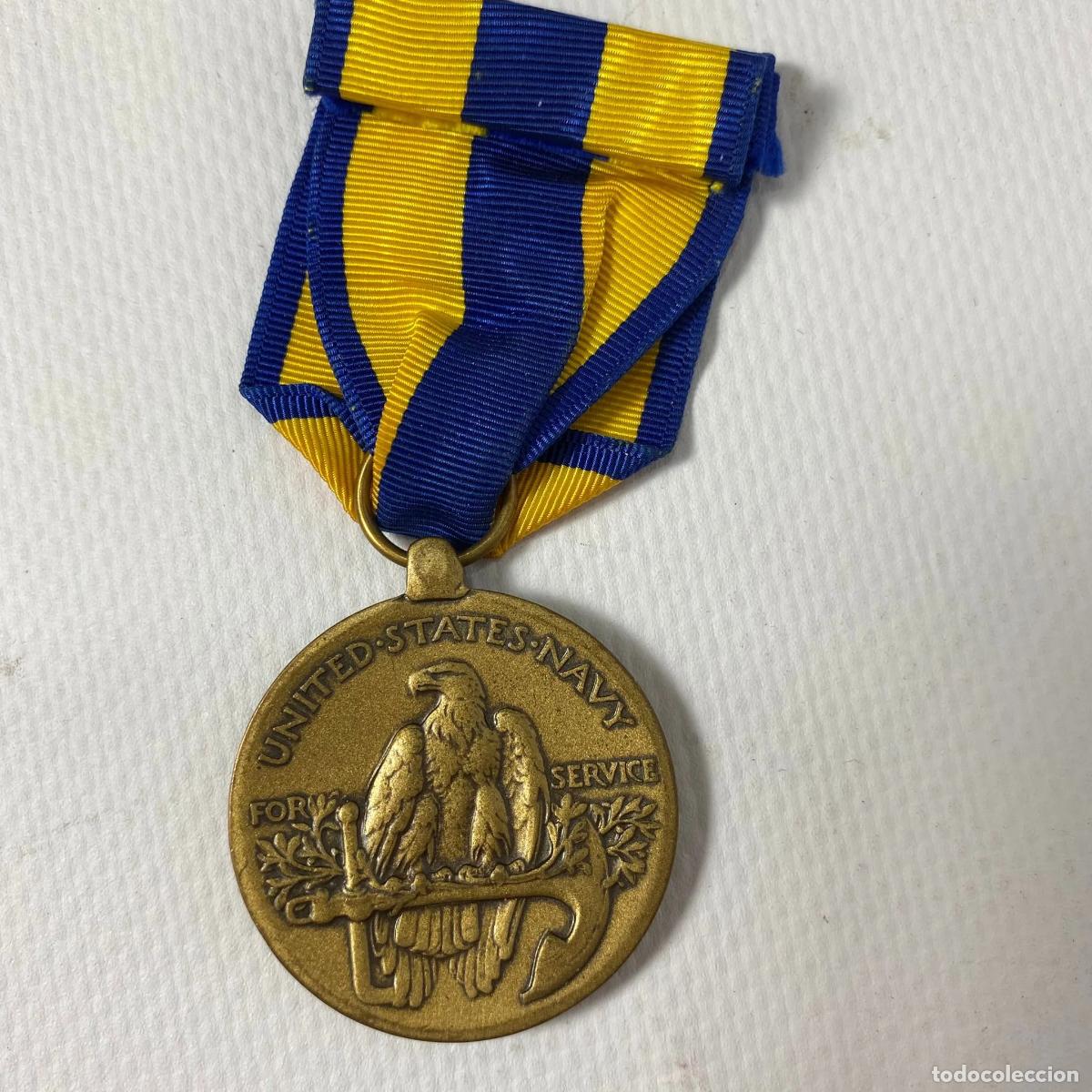 Militaria: Medalla USA navy for servise