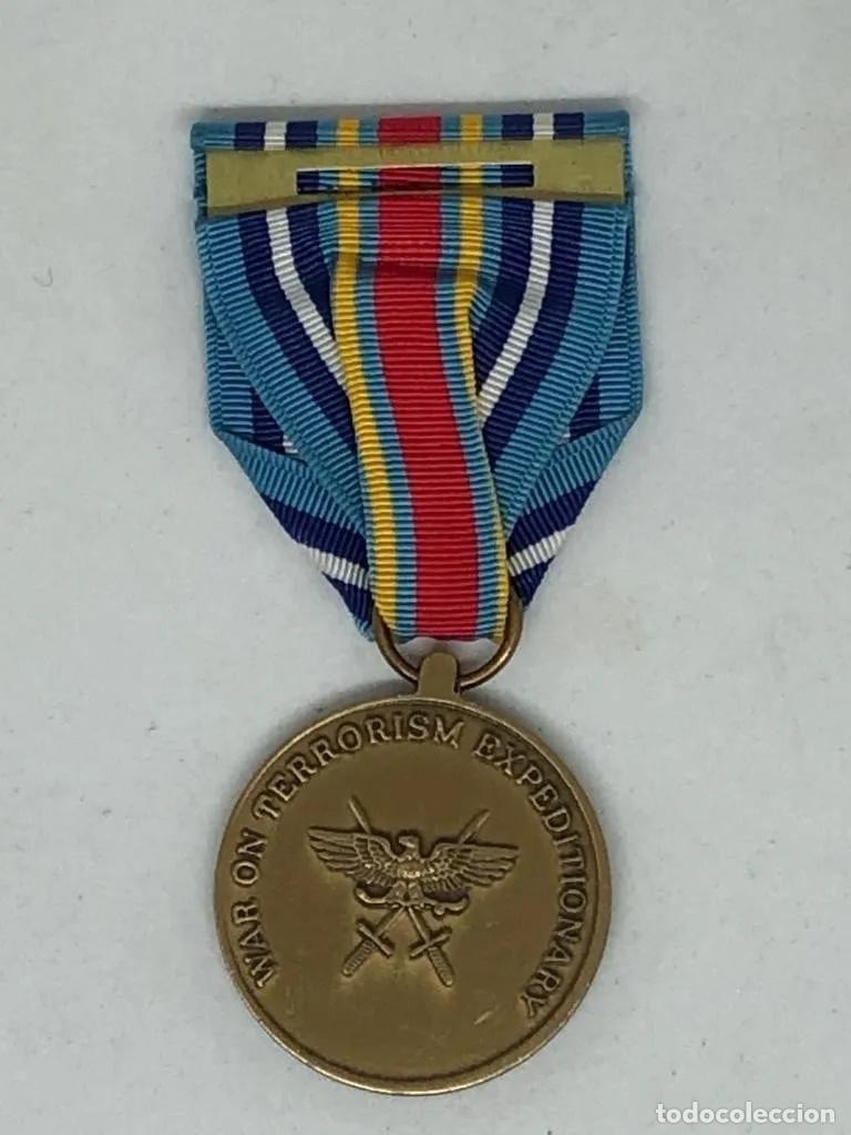 Militaria: Medalla contra la guerra del terrorismo USA