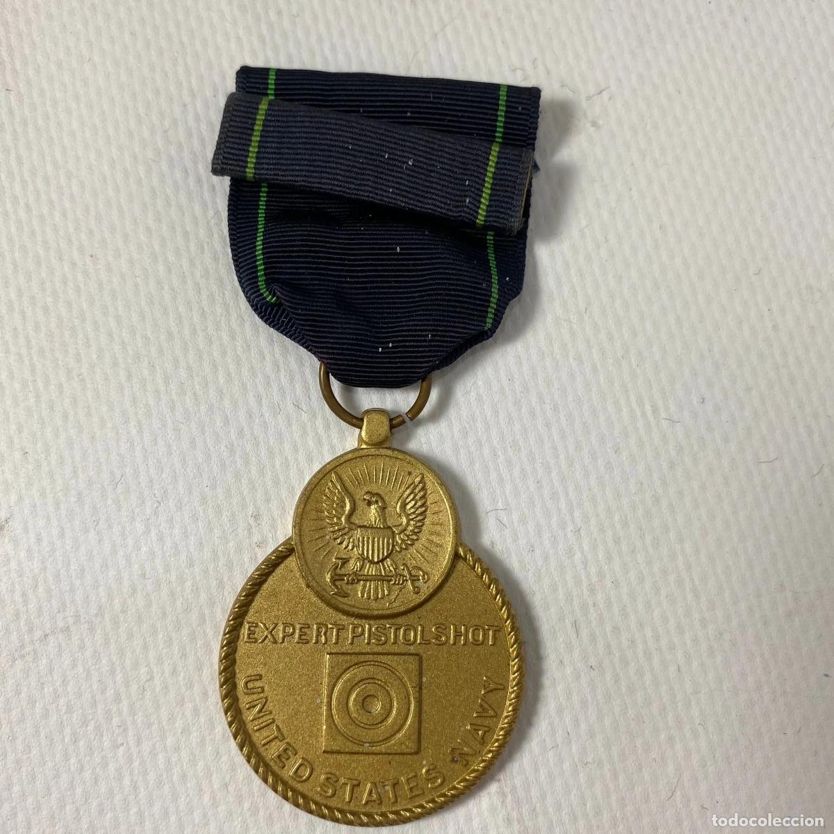 Militaria: Medalla por punter&iacute;a USA