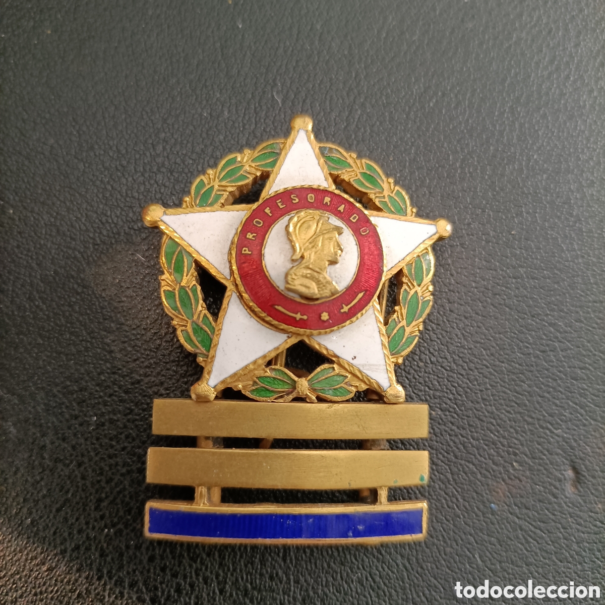 Militaria: Medalla profesorado militar. Con barras de permanencia.