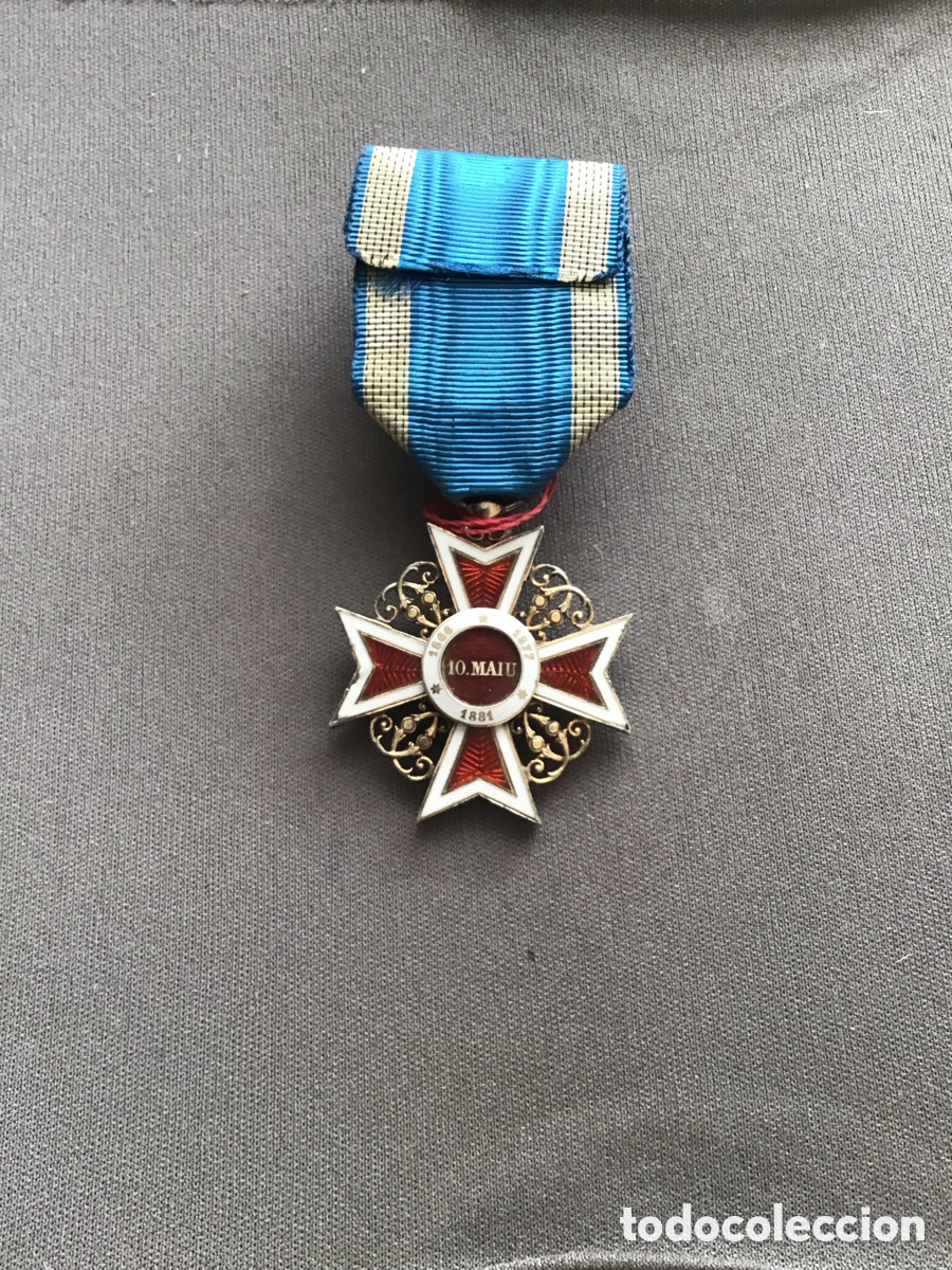 Militaria: Medalla Orden de la Corona Rumania