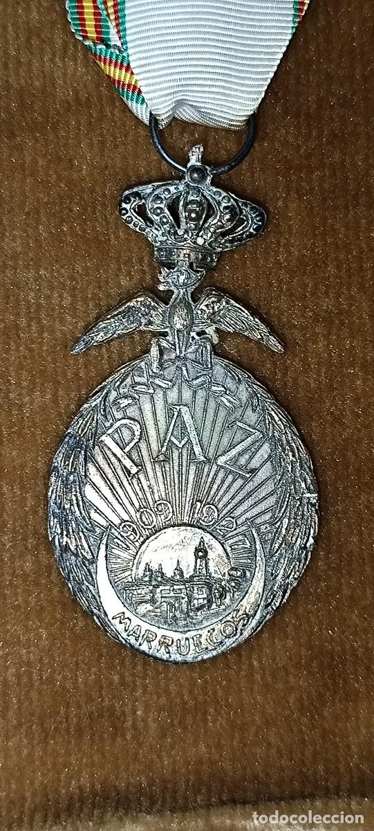 Militaria: Error Medalla de la Paz de Marruecos. con error en Leyenda 1909 &ndash; 1927