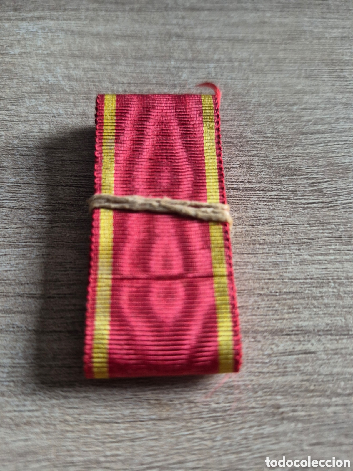 Militaria: Cinta Medalla Bayona y Pamplona- Guerra de Independencia - 2,3 x 12 cm. - Original de &Eacute;poca