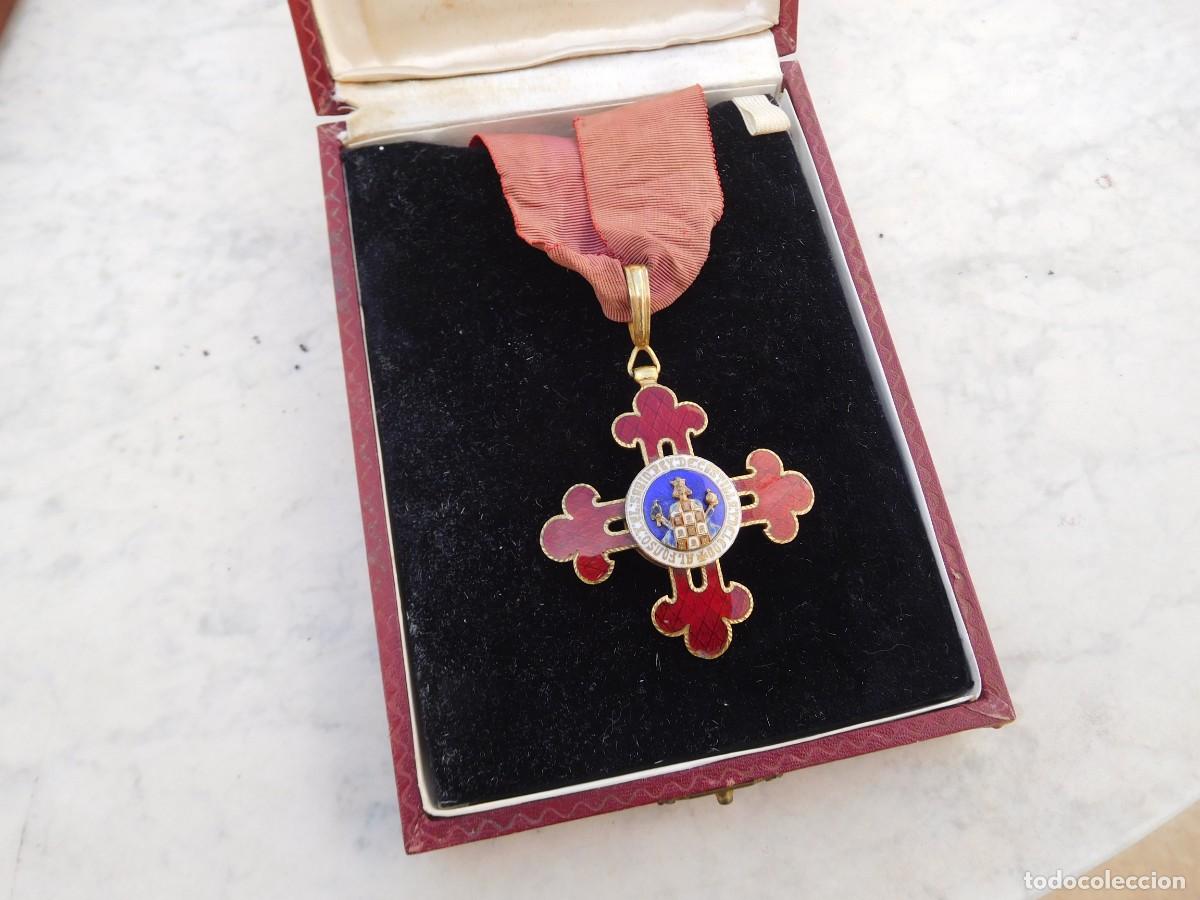 Militaria: Encomienda de la orden de Alfonso X el sabio. Villanueva y Laiseca Madrid