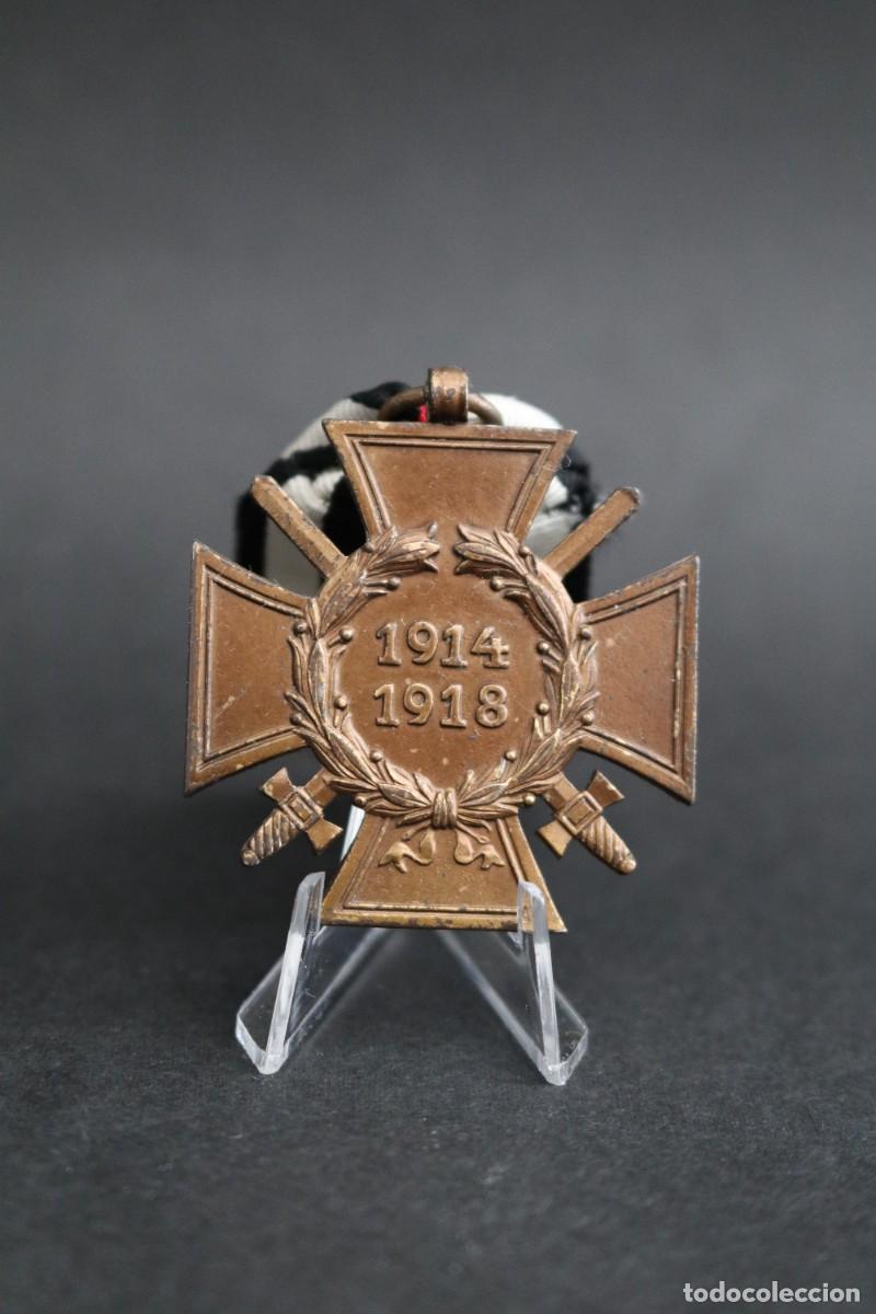 Militaria: Cruz de Honor Hindenburg 1914/1918 - Combatiente - Marcaje R.V. 47 Pforzheim - Estado EBC