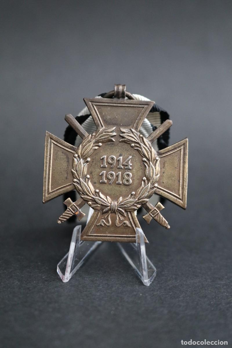 Militaria: Cruz de Honor Hindenburg 1914/1918 - Combatiente - Marcaje O.5 Oberhoff & Cie - Estado EBC
