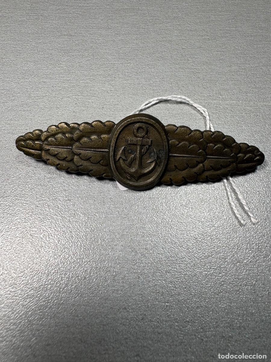 Militaria: Distintivo DE kriegsmarine D&eacute;cada de 1950