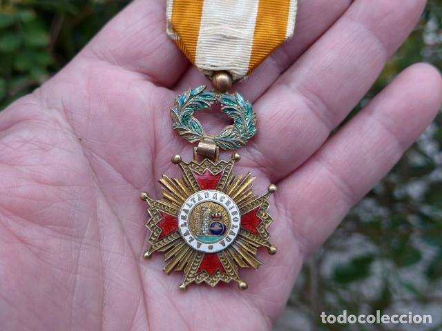Militaria: ANTIGUA MEDALLA ORDEN ISABEL LA CATOLICA EPOCA ALFONSO XIII