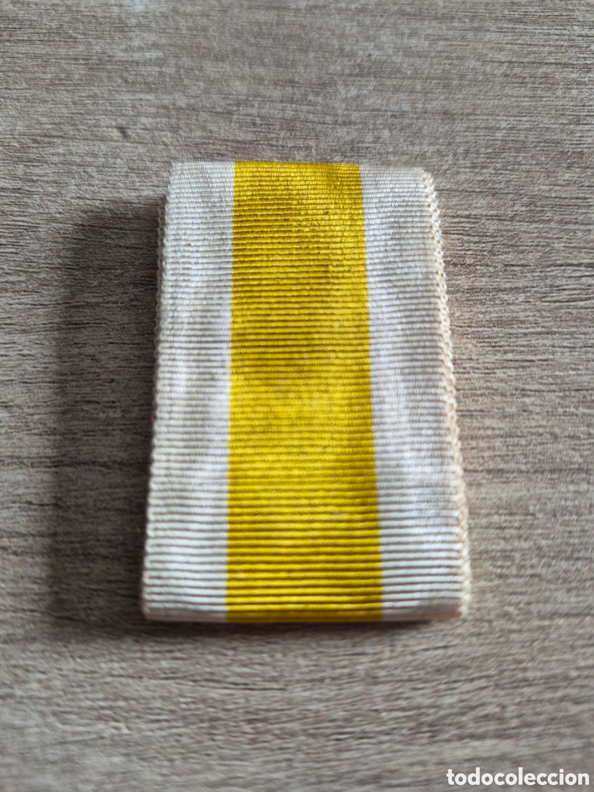 Militaria: Cinta Medalla Cruz Distinci&oacute;n Utiel - Guerra Independencia - 3 x 13 cm. - Original de &Eacute;poca .