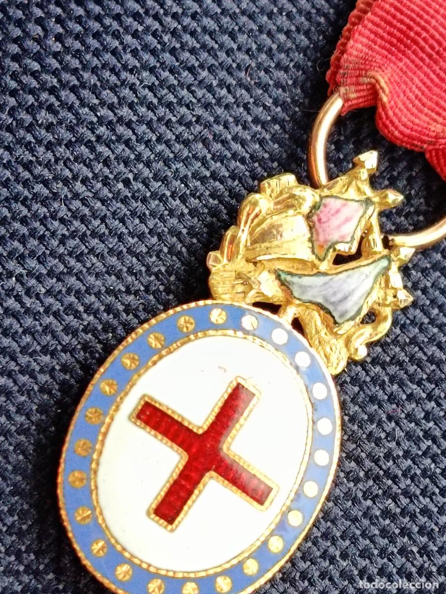 Militaria: Orden de Montesa en oro de ley &eacute;poca Fernando 7