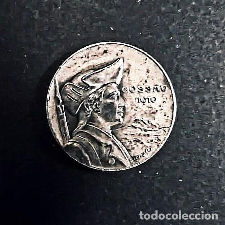 Militaria: MEDALLA DE PLATA FESTIVAL DE TIRO CANTONAL EN GOSSAU ST GALLER A&Ntilde;O 1910. PLATA DE LEY