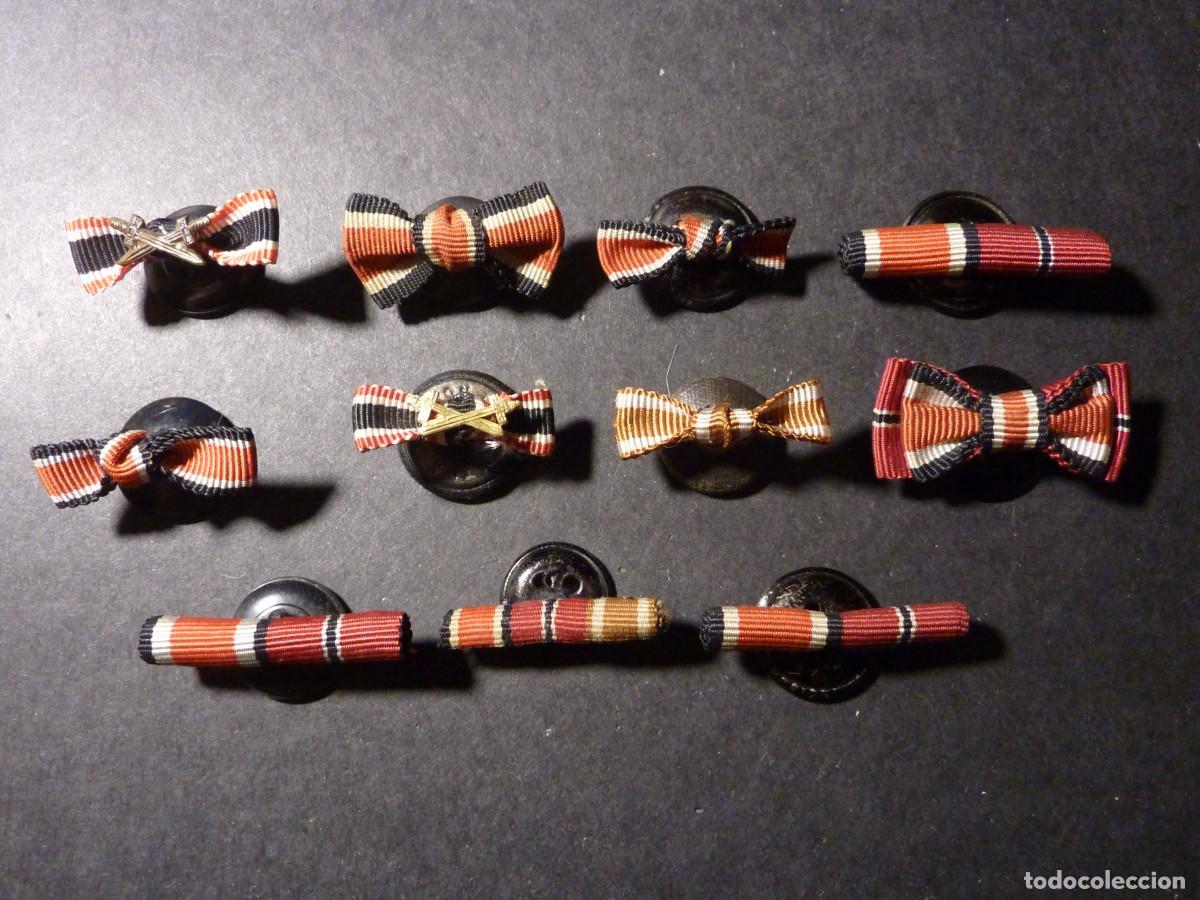 Militaria: Conjunto de botones de medallas alemanas