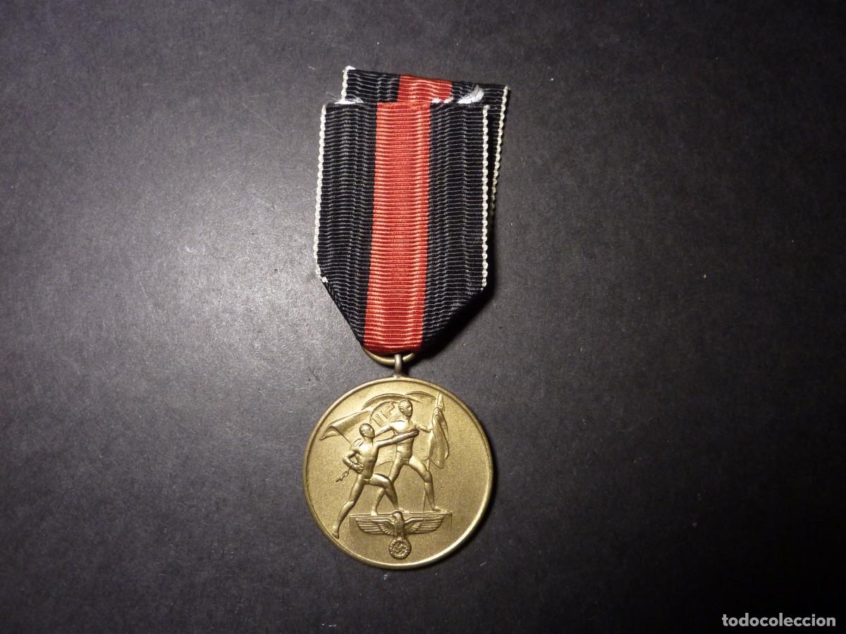 Militaria: Alemania III Reich. Medalla en conmemoraci&oacute;n del 1 de octubre de 1938 (Medalla de los Sudetes)