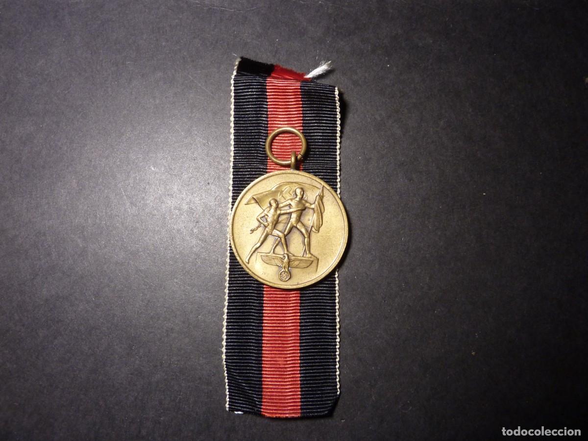Militaria: Alemania III Reich. Medalla en conmemoraci&oacute;n del 1 de octubre de 1938 (Medalla de los Sudetes)
