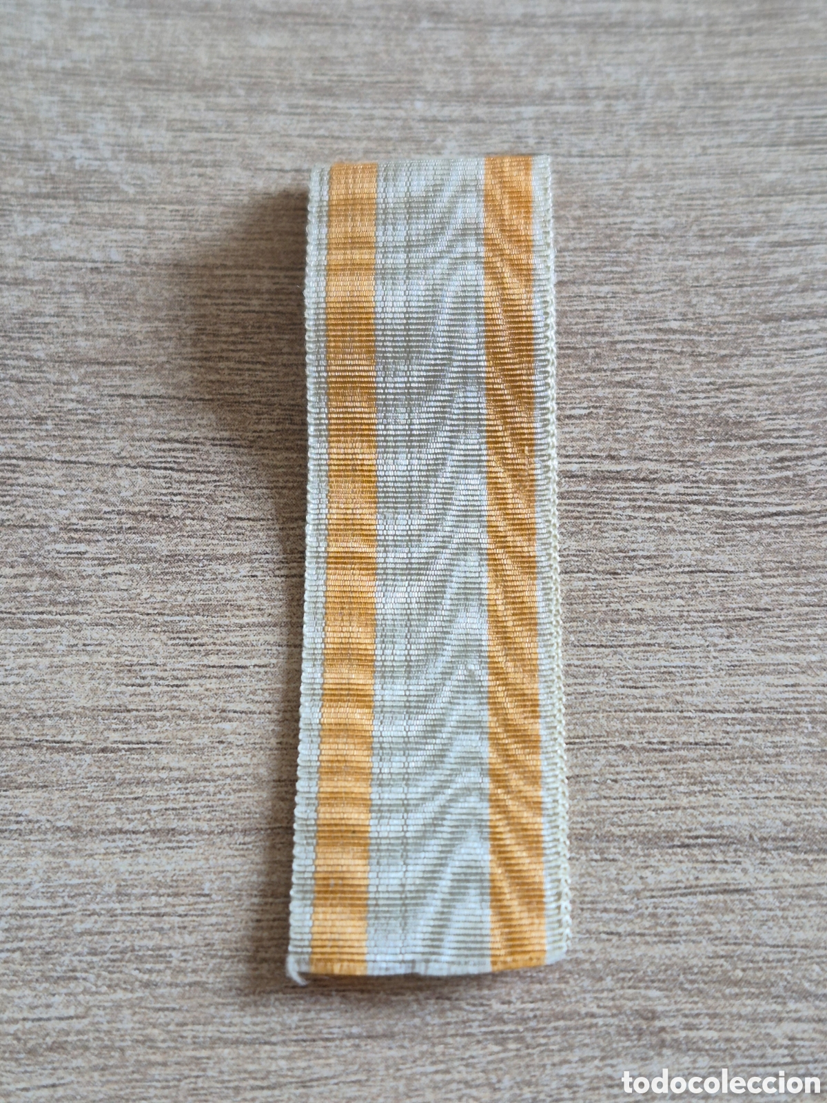 Militaria: Cinta Medalla Orden Isabel la Cat&oacute;lica - &Eacute;poca Fernando VII - 2 x 10 cm. Original de &Eacute;poca -TOP RARA