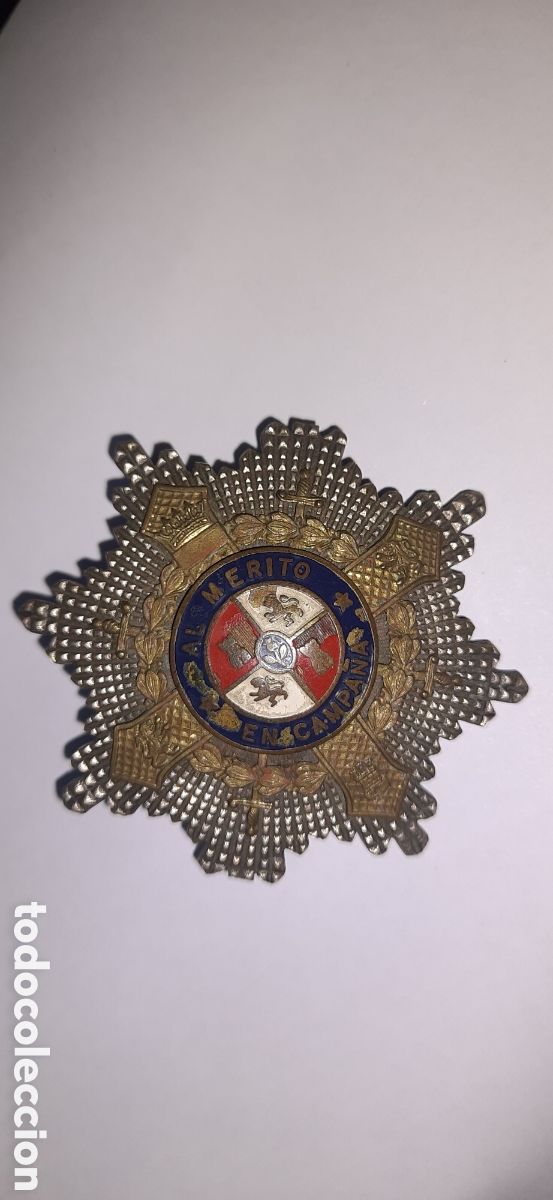 Militaria: INSIGNIA MERITO EN CAMPA&Ntilde;A EPOCA GUERRA CIVIL A&Ntilde;OS 40