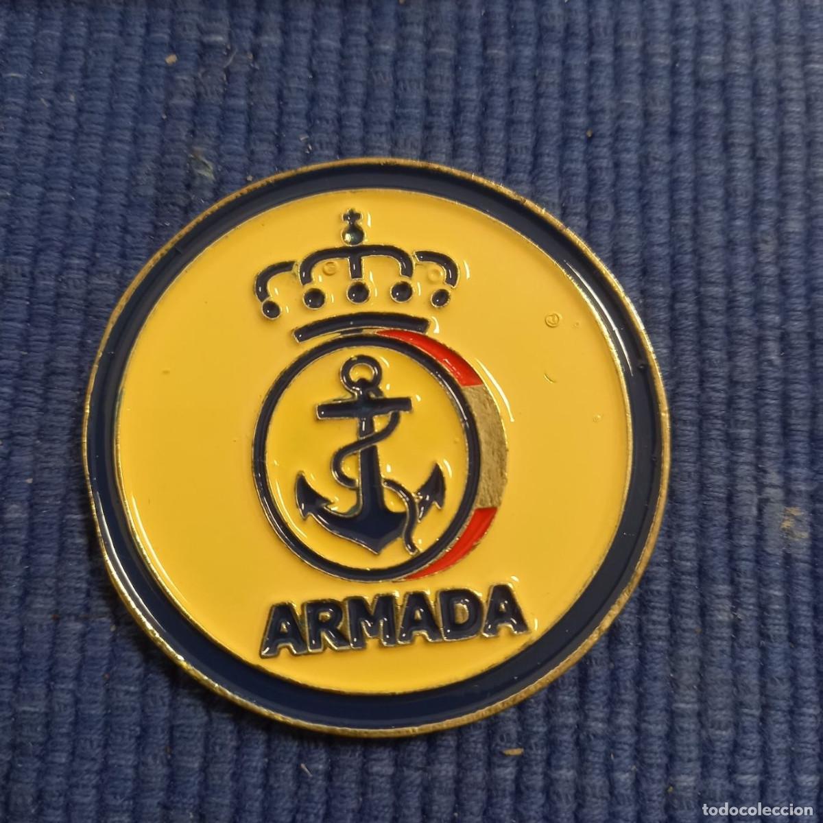 Militaria: Moneda Challenge de la Armada Espa&ntilde;ola - Seguridad Naval Ferrol