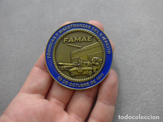Militaria: Medalla original de Fabricas y Maestranzas del ejercito de Chile, CESEDEN.