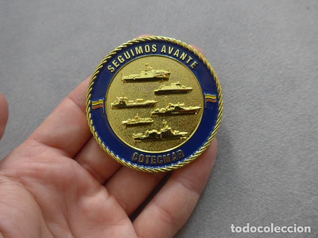 Militaria: Medalla original de COTECMAR industria naval de la marina de Colombia, CESEDEN.