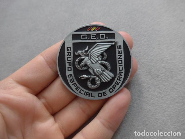 Militaria: Medalla original del GEO Grupo especial de Operaciones de la Policia Nacional, CESEDEN.