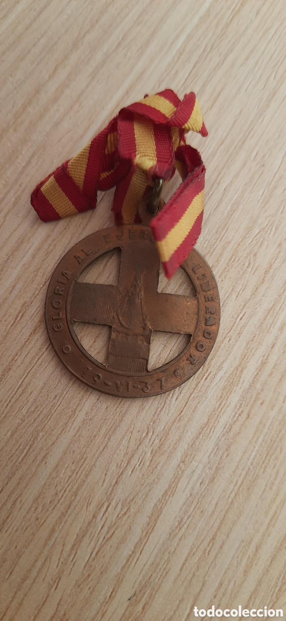 Militaria: medalla frente y hospitales 19-VI-37 BILBAO